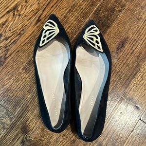 Sophia Webster Butterfly Suede Flat Sz 38
